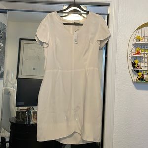 NWT cream silk Theory Dress